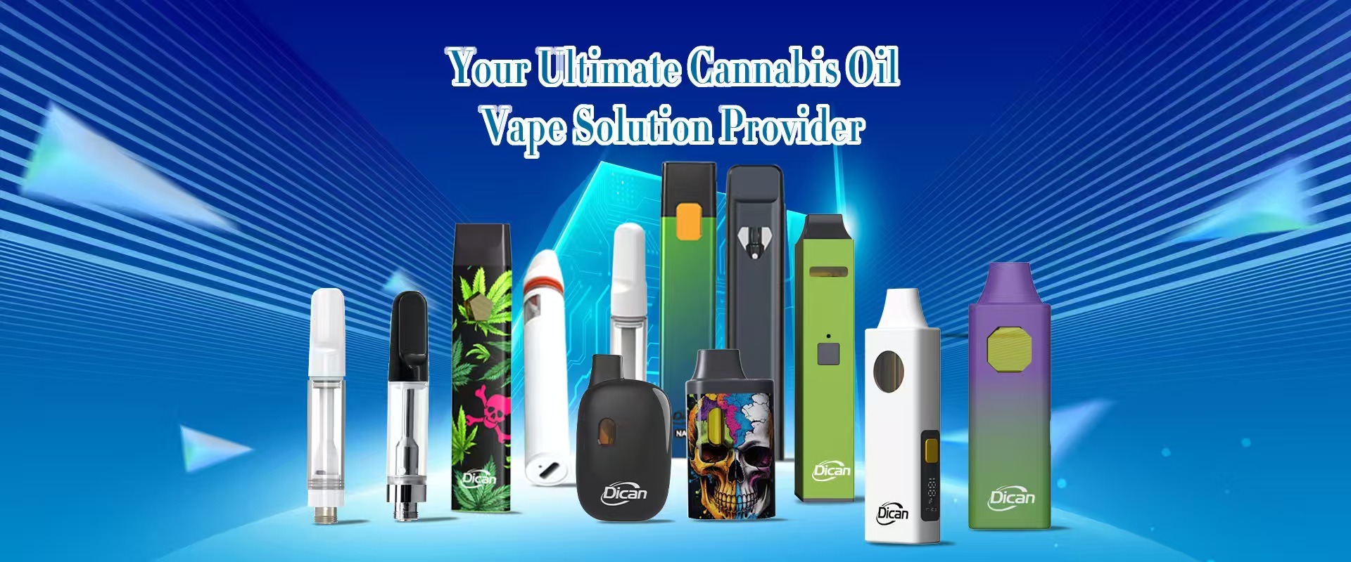 China Cannabis Oil descartável Vape OEM Fabricante - Dican vape