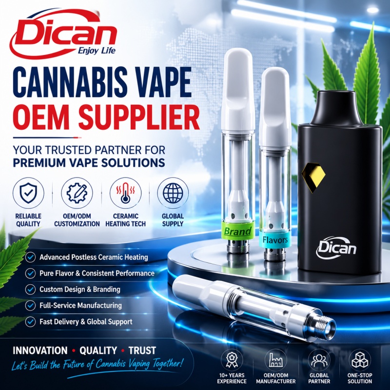 Procurando um fornecedor OEM confiável de óleo de cannabis Vape?