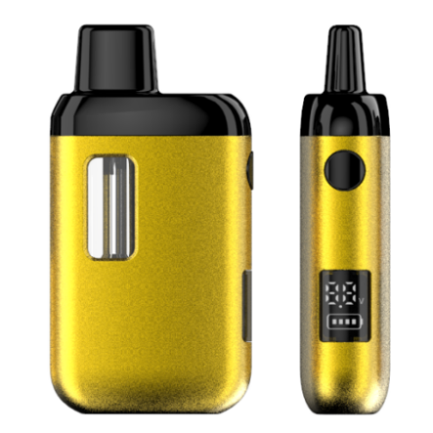 Caixa Vape descartável Delta THC de 3ml com display digital